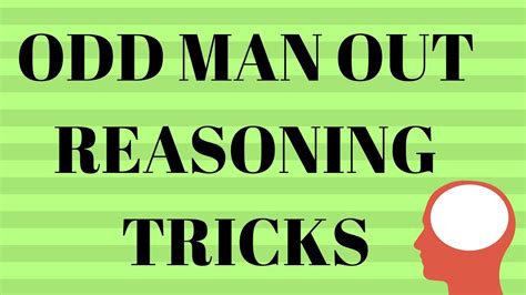 odd man out reasoning|Learn Odd Man Out Reasoning The Right Way (in Less Time).